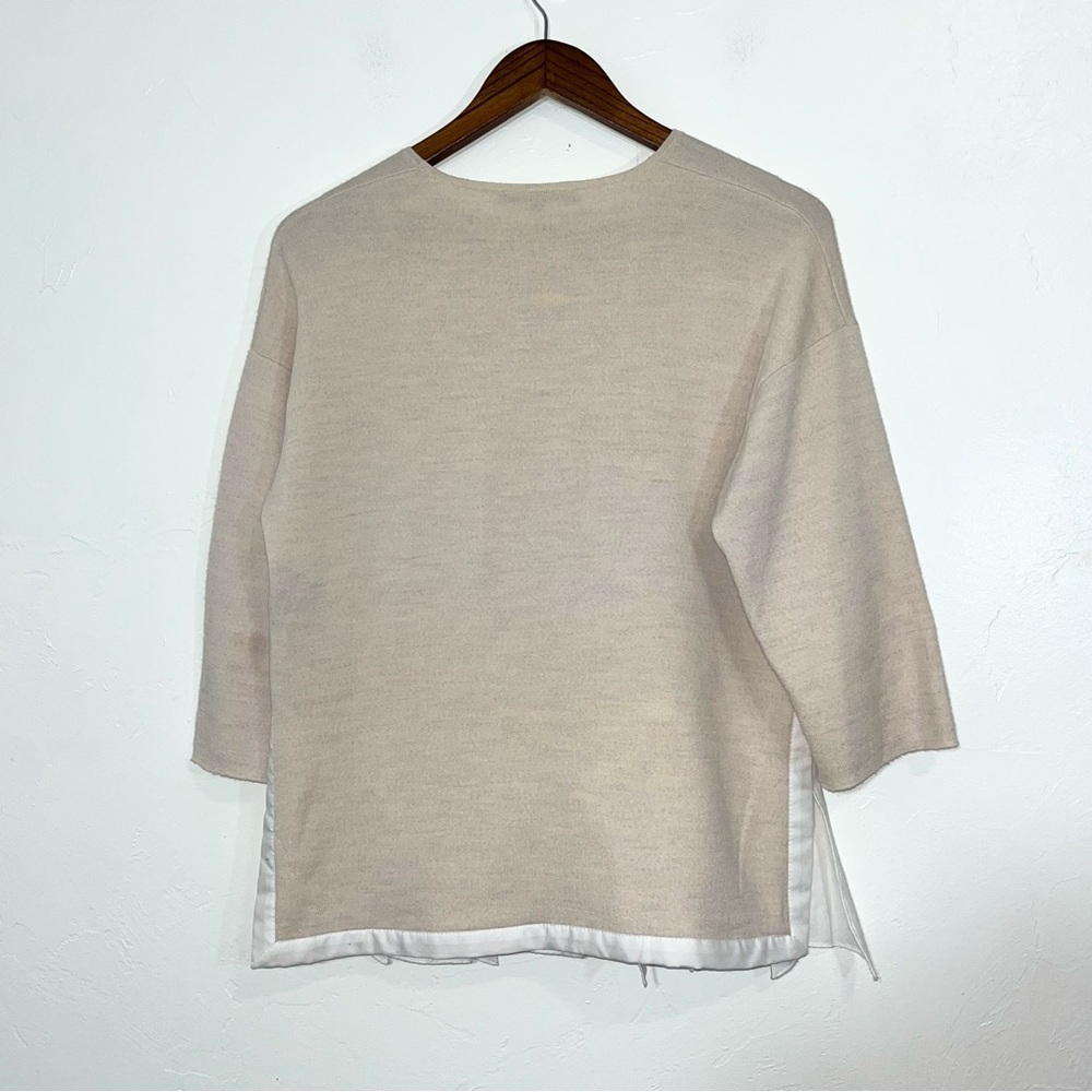 Tibi Wool Layered Look Twofer Sweater - Picture 10 of 11